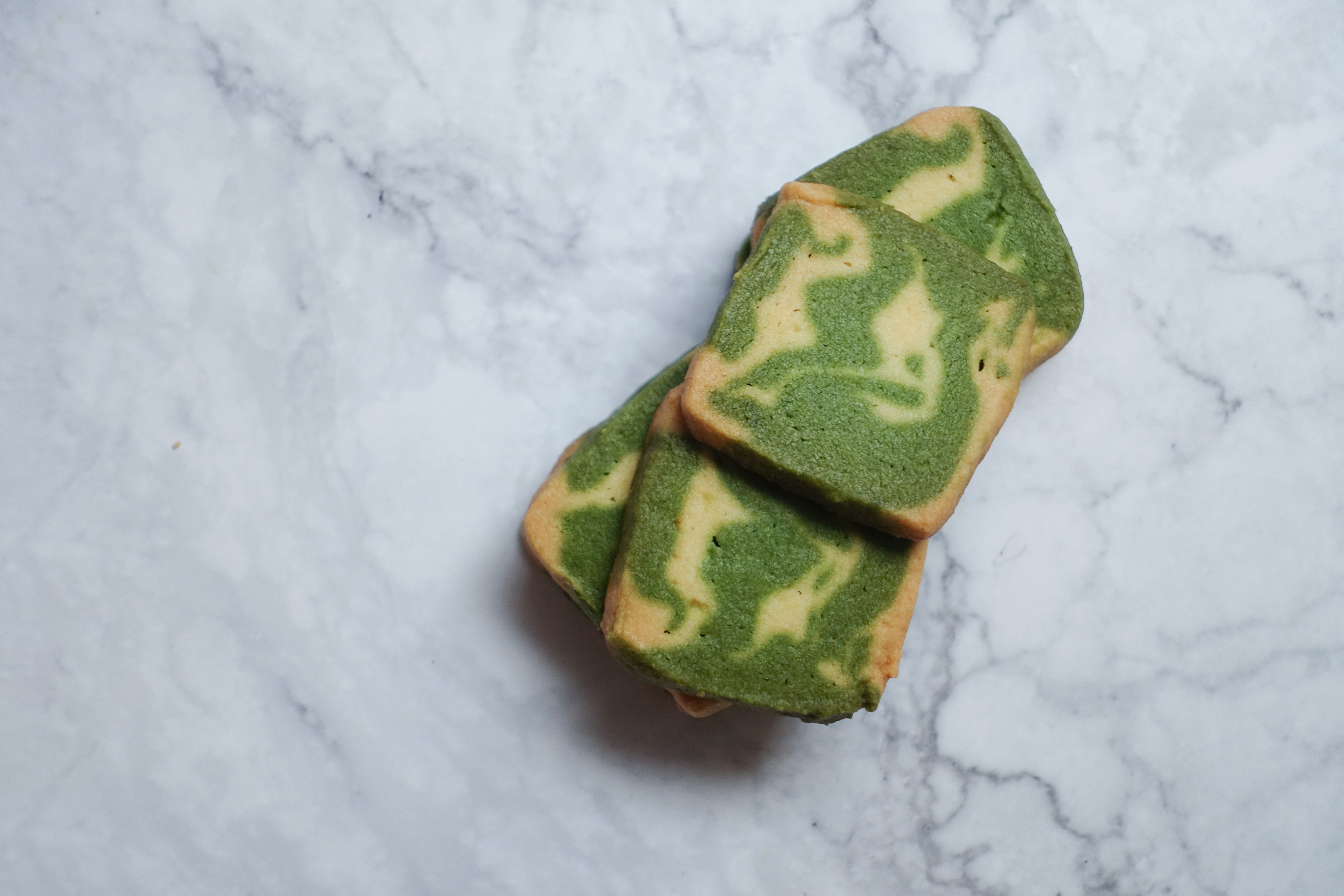 Mini cakes au thé matcha